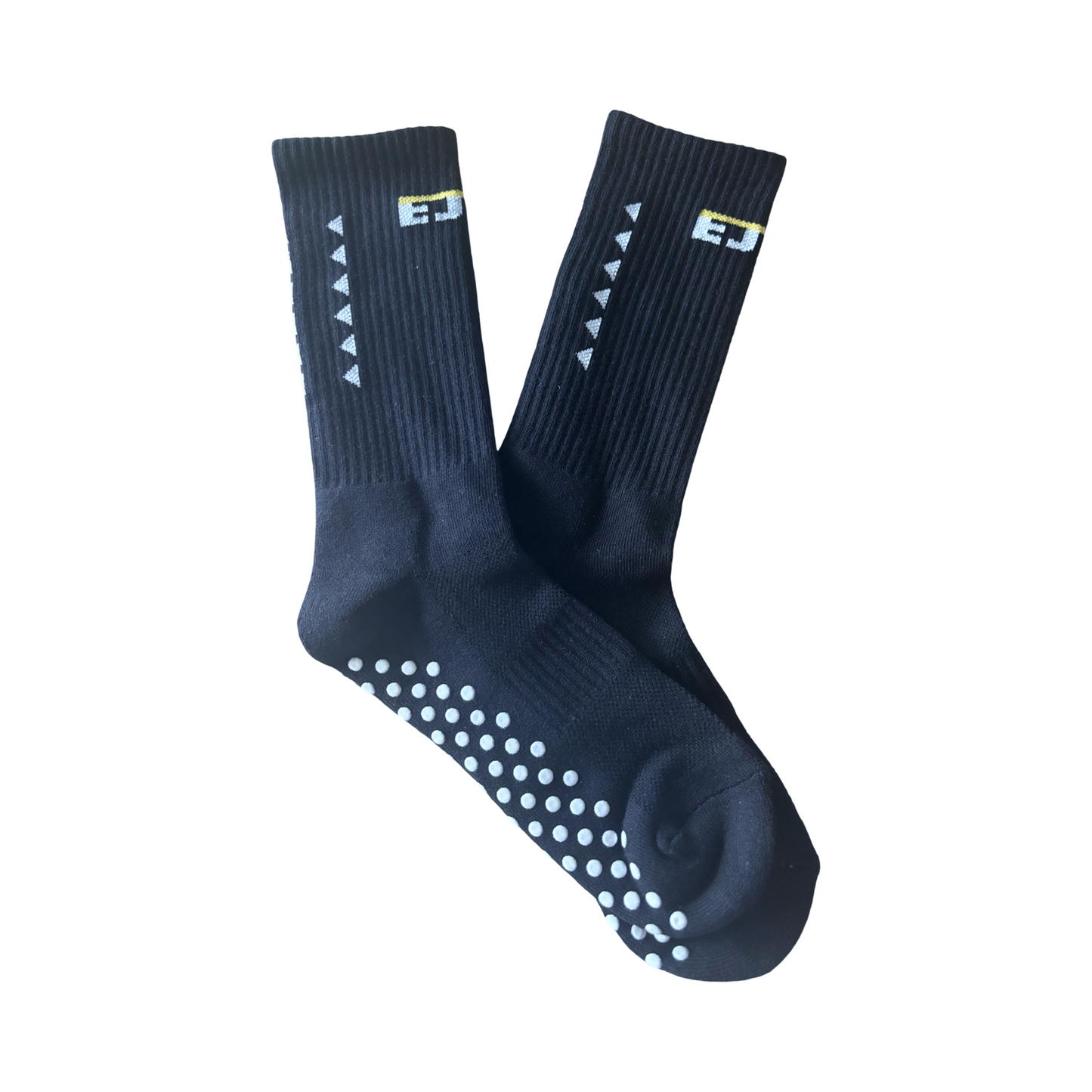 Black EJE7 Grip Socks